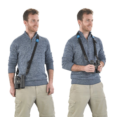 Two carrying modes – sling and classic – in one strap.