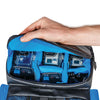 The Main Pouch  can hold up to 6 GoPro cameras including their accessories